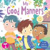 Booktopus Slide and Learn Board Book - My Good Manners Emotional Learning Book - Interactive Books for Kids 4+